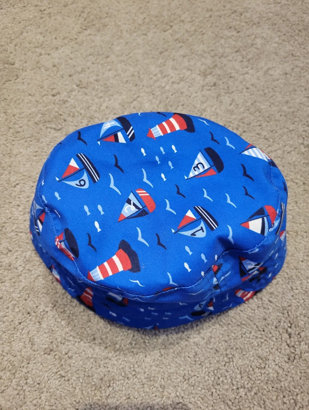 JoJo Maman Bebe Boat Print Bucket Hat